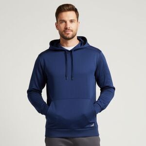 BCG Men's Performance Sweater Pullover Blue Jacket Fleece Hoodie Size M